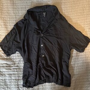 PacSun Black Casual Button Down Shirt